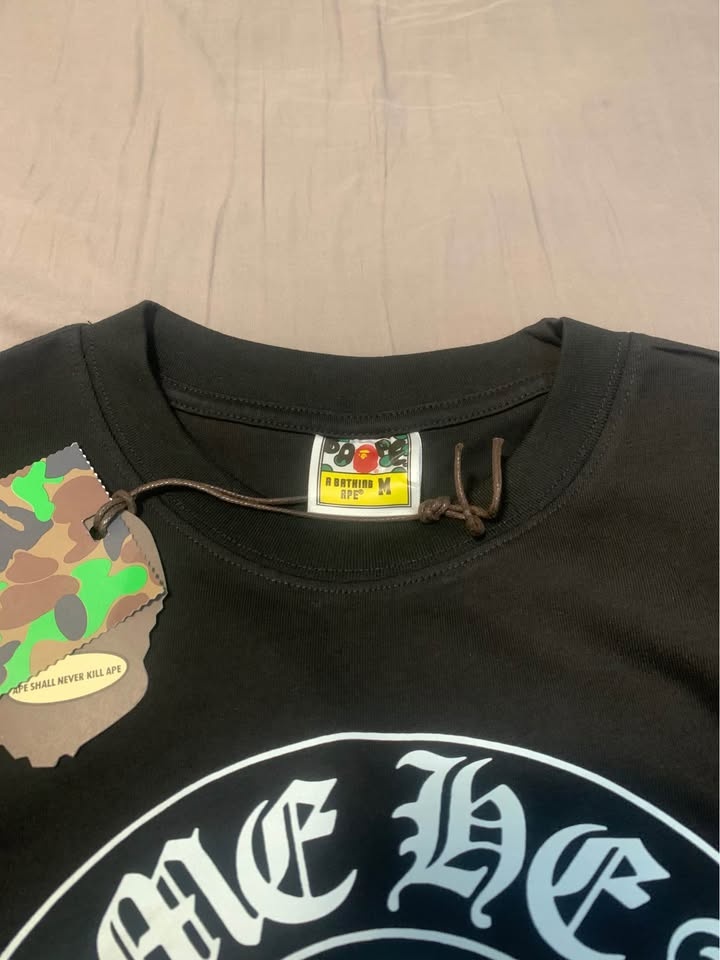 BAPE x Chrome Hearts Tee Black - photo 3