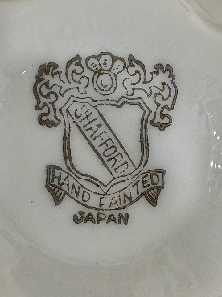 Shafford Teacup - Japan - Rose on Yellow - photo 3