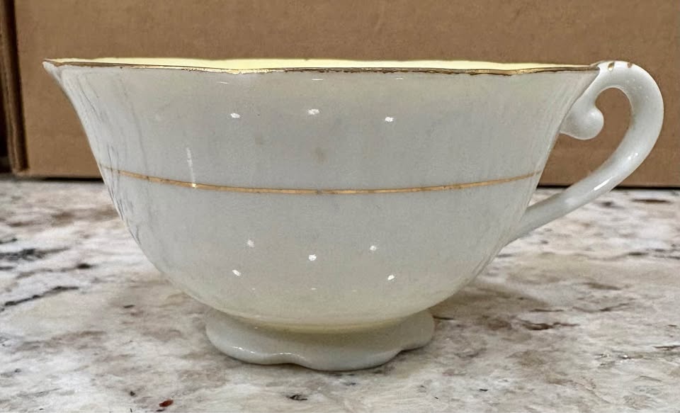 Shafford Teacup - Japan - Rose on Yellow - photo 4