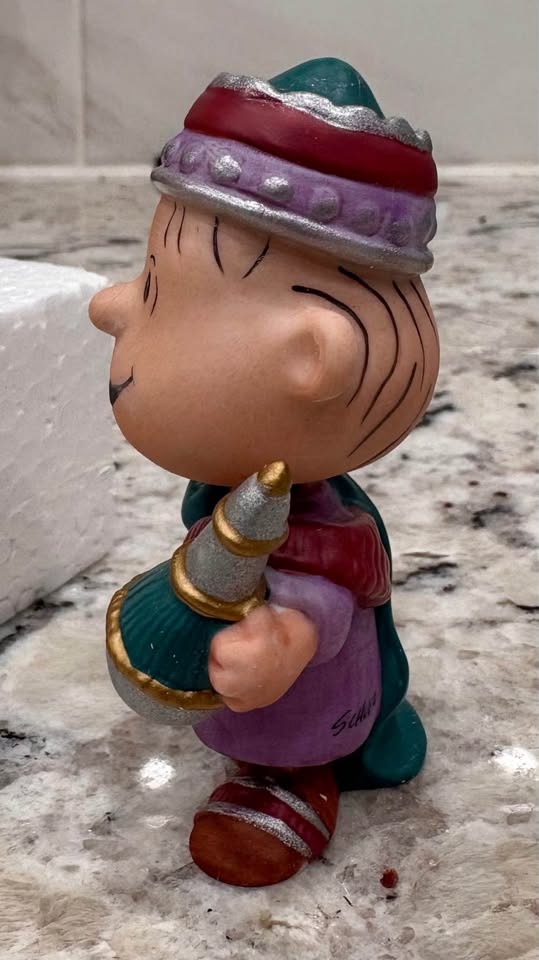 Peanuts - Linus - A Wise Man - Nativity Figure - Porcelain - photo 5