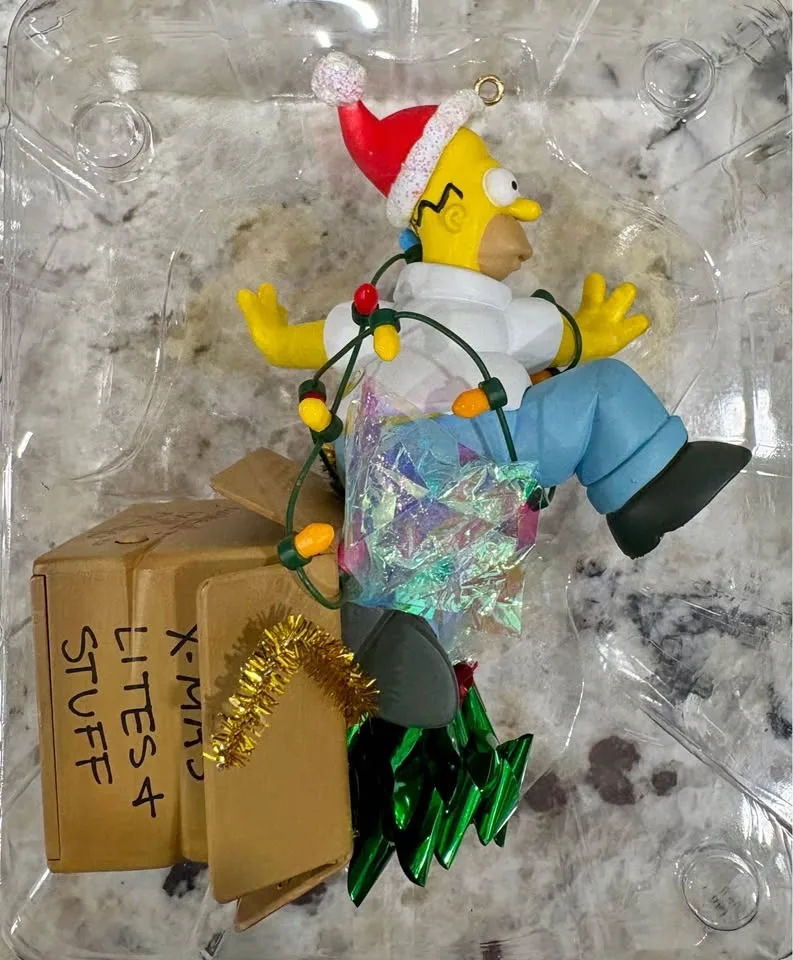 Homer Simpson Christmas Ornament - Carlton Cards - 2003 image indicator(3)
