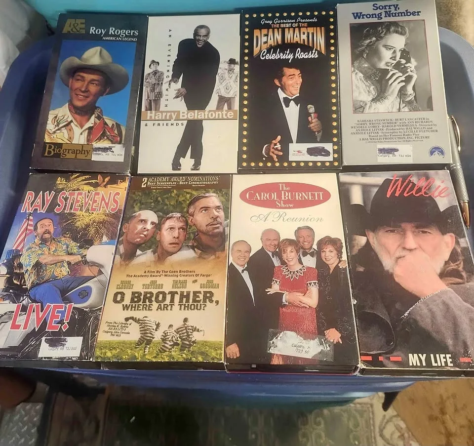 Various collectible vhs