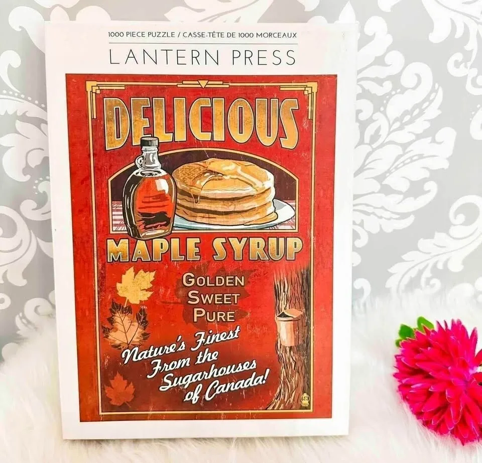 Lantern Press Delicious Maple Syrup Puzzle