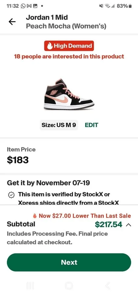 Jordan 1 Retro High OG Lucky Green (W) DB4612-300 image indicator(4)