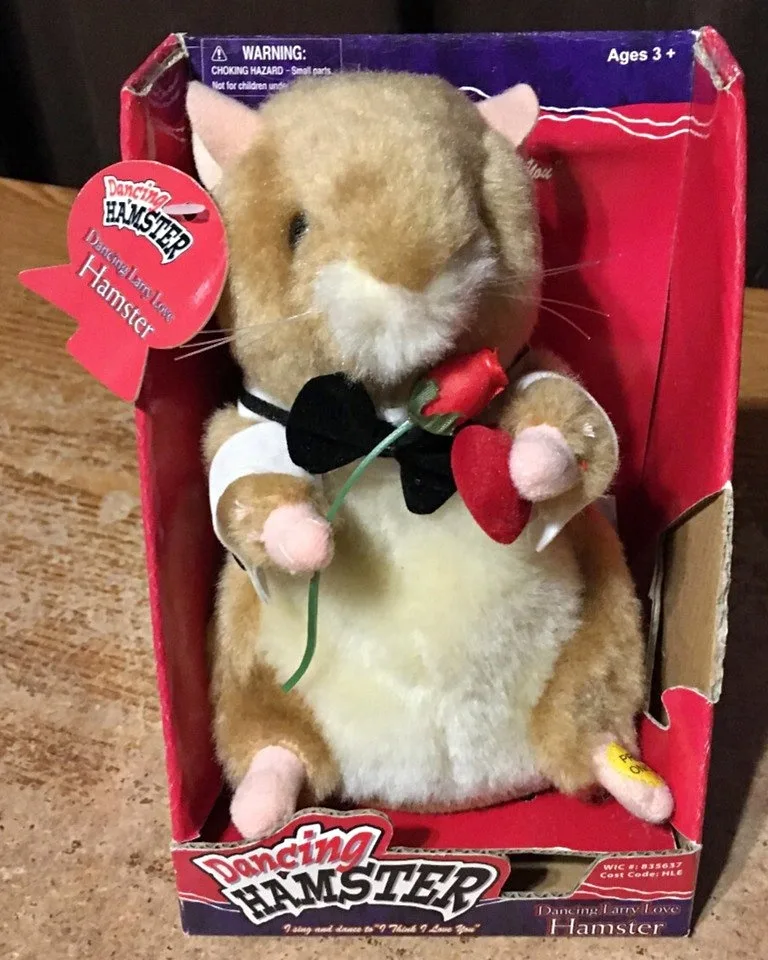 DANCING HAMSTER LARRY LOVE 2003 GEMMY ANIMATED MUSICAL
