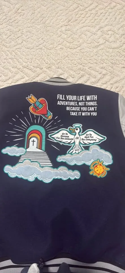 Black Ink Varsity jacket image indicator(4)