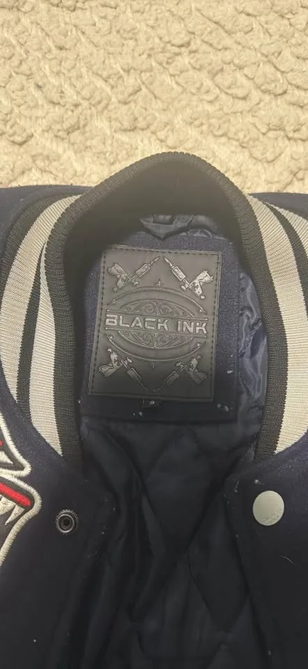 Black Ink Varsity jacket image indicator(5)