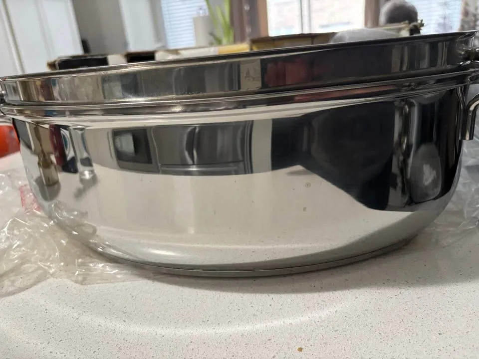 New stainless steel 9L rotisserie pan image indicator(3)