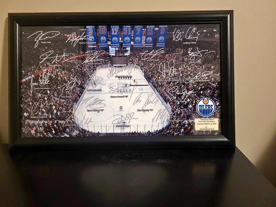 Framed Edmonton Oilers 2010-2011 Print - Limited Edition!