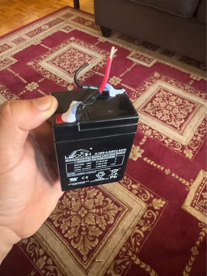 6v 4AH Rechargeable Battery for ATV image indicator(2)