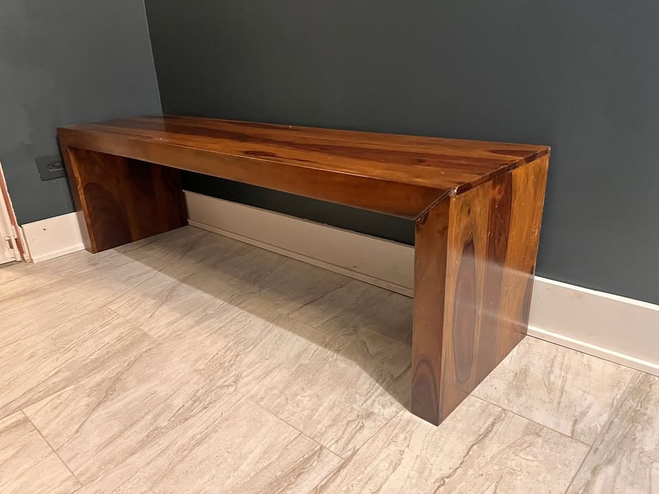 Orig $1,220 ARTISAN BORN MODERN WATERFALL WOOD - photo 2