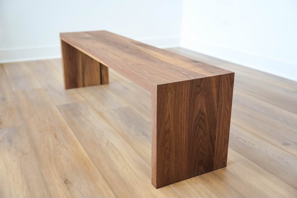 Orig $1,220 ARTISAN BORN MODERN WATERFALL WOOD - photo 3