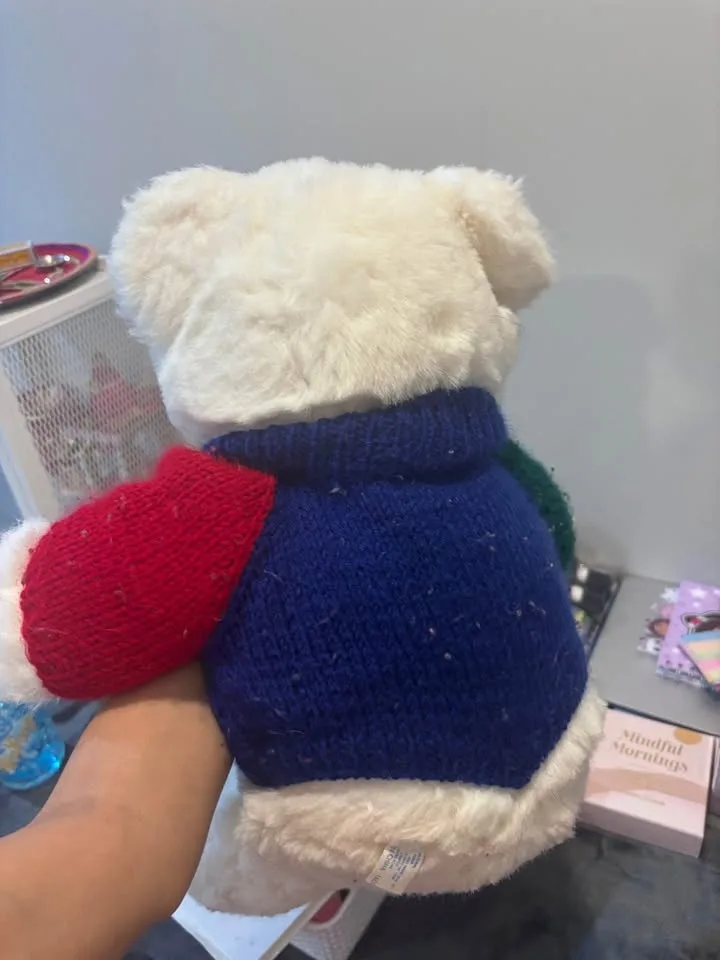 Cute Christmas Polar Bear Plush image indicator(2)