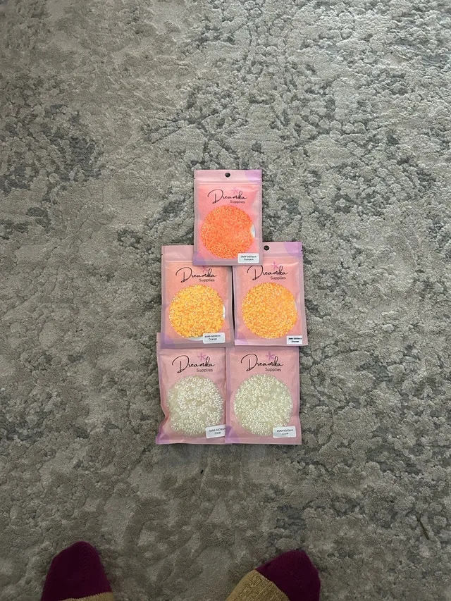 Dreamika Supplies 5 Bag Bundle 25K Jelly Rhinestones