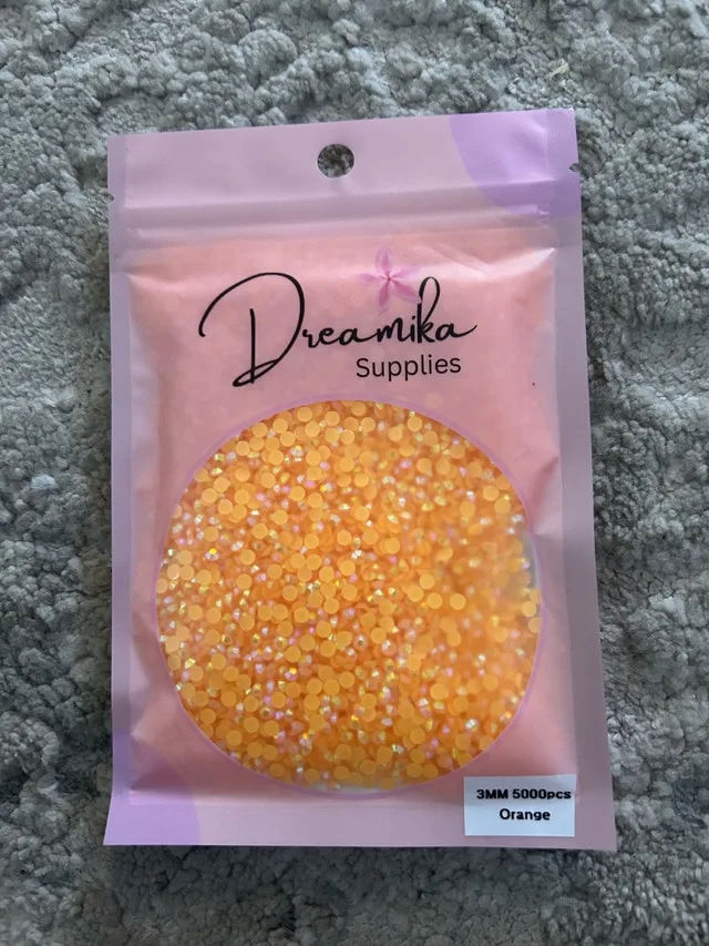 Dreamika Supplies 5 Bag Bundle 25K Jelly Rhinestones image indicator(5)