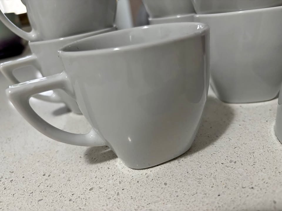 New 8 pc coffee cups