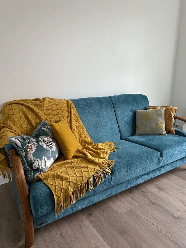 Furniture Set: Sofa Bed, Loveseat, and Armchair