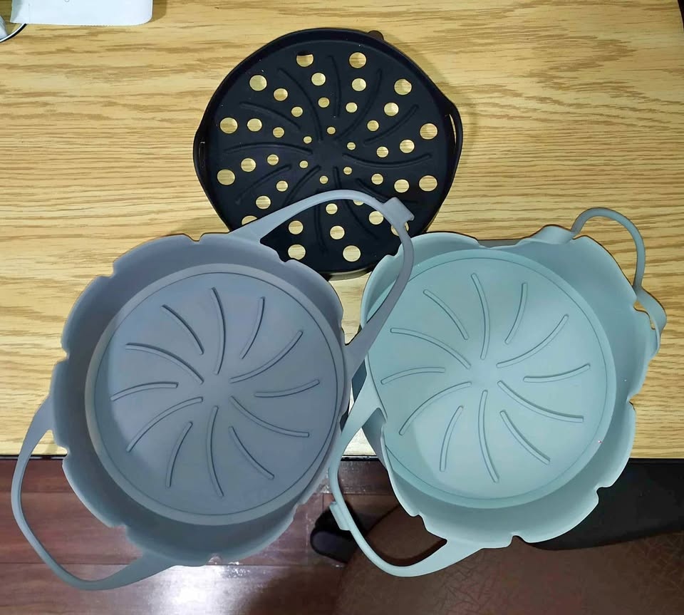 3-piece Silicon Air Fryer Liner