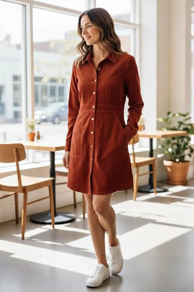 BNWT RICKIES corduroy dress