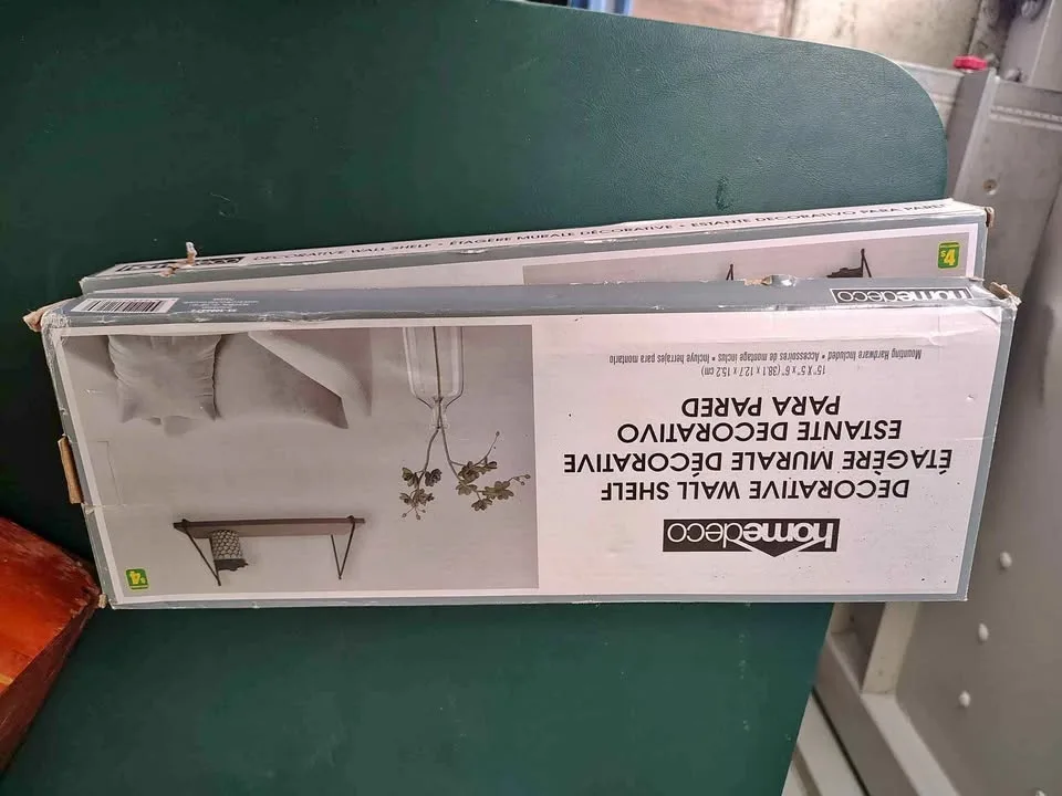 2 dollar store shelf sets