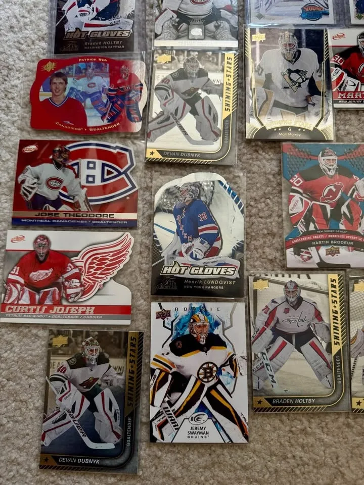 NHL Hockey Goalie Trading Cards - All goalies image indicator(6)