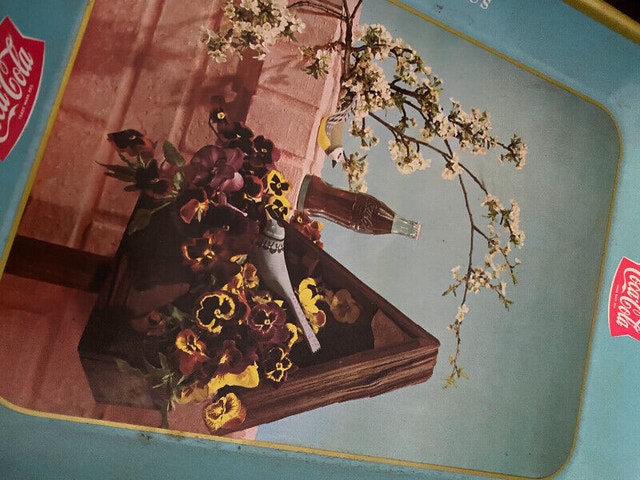 COCA COLA 1958 Vintage Metal Serving Tray - photo 2