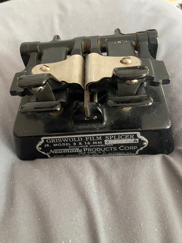 Griswold Film Splicer Jr Model 8mm and 16mm - Vintage - Art