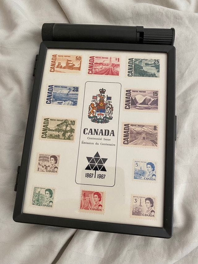 Canada Post Centennial Stamp Case