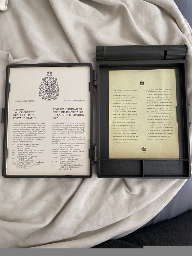Canada Post Centennial Stamp Case - photo 2