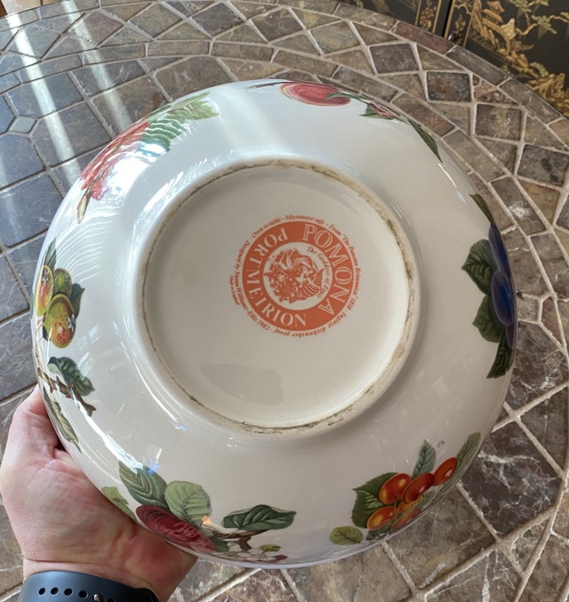 Pomona Portmeirion ceramic large serving bowl, vintage - photo 5