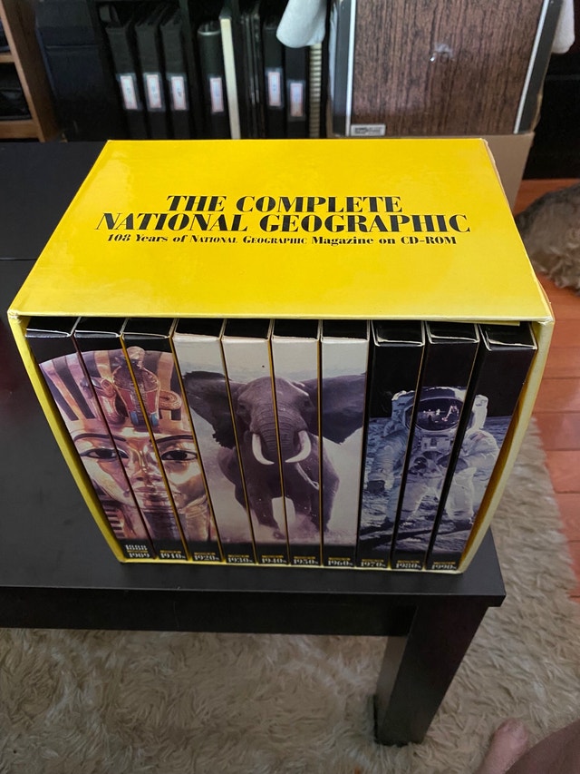 Vintage 1997 National Geographic Magazine on CD-ROM