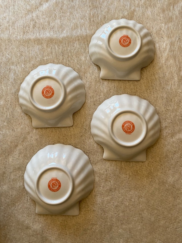 4 Portmeirion Pomona Scallop Shell Dishes - photo 2