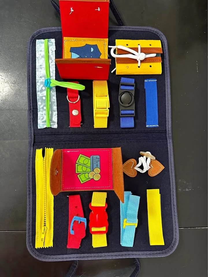 Sensory board for toddler