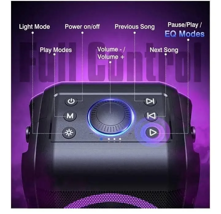 W-KING T9-2 Portable Bluetooth Speaker image indicator(2)