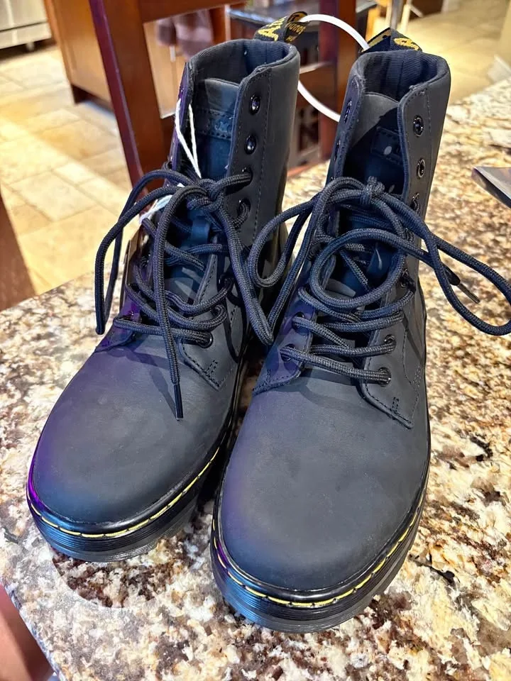 Doc Martens comb leather boots brand new