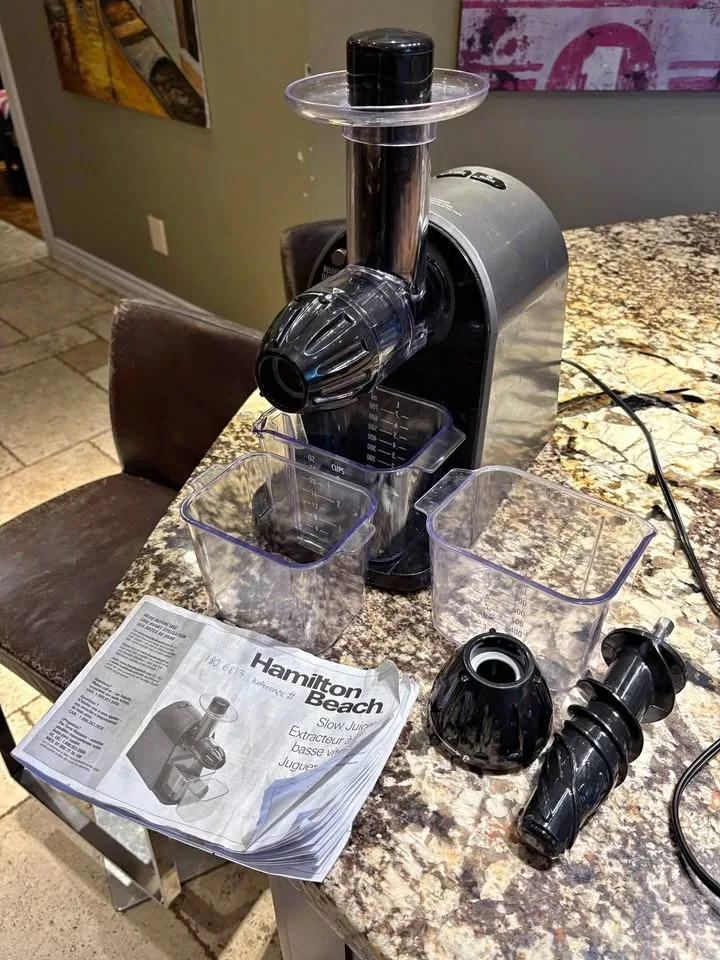 Hamilton beach slow juicer.