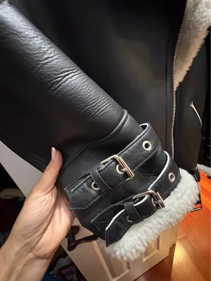 Bilgin’s Luxury Lambskin bomber jacket image indicator(4)