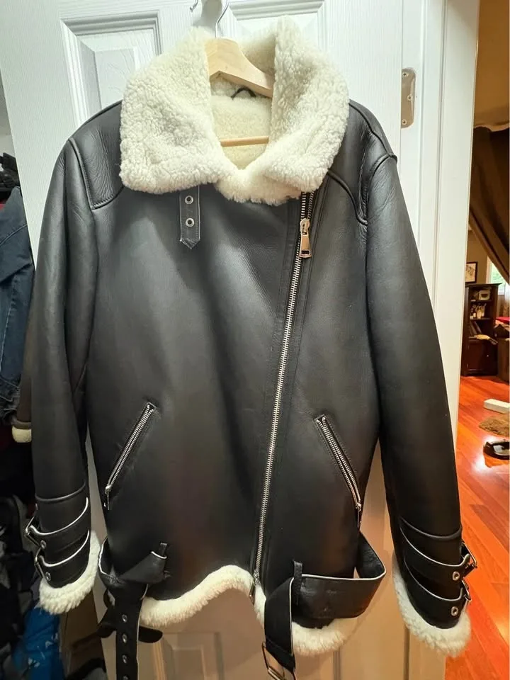 Bilgin’s Luxury Lambskin bomber jacket image indicator(5)