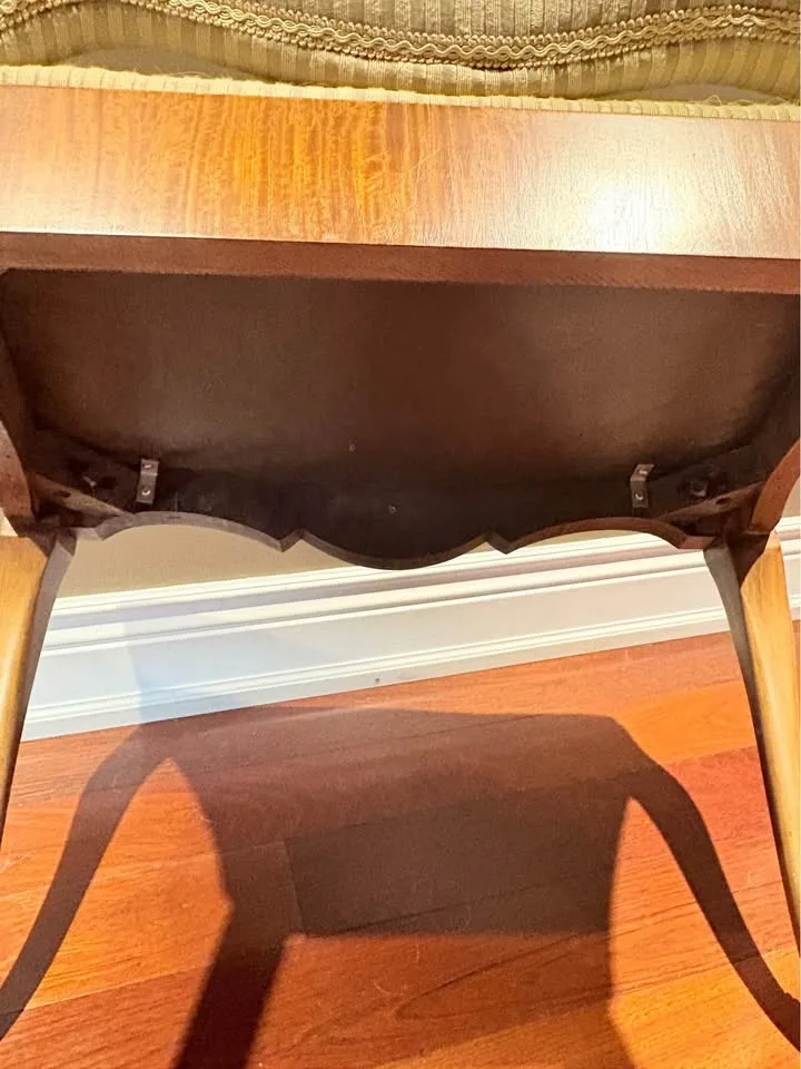 Antique French vanity Bench image indicator(7)