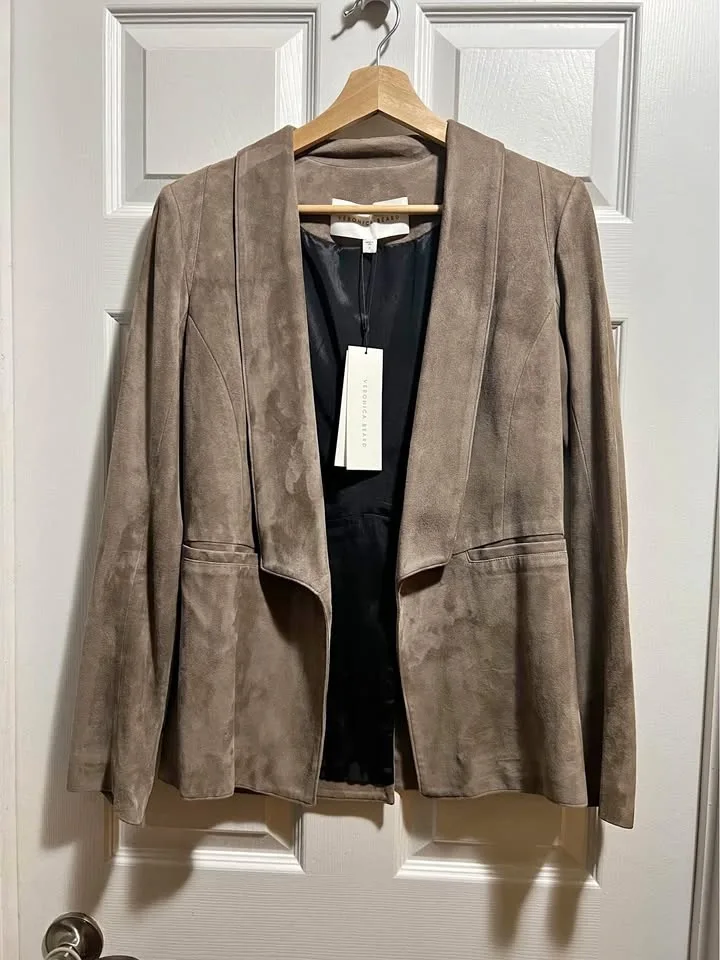 BNWT Veronica suede jacket