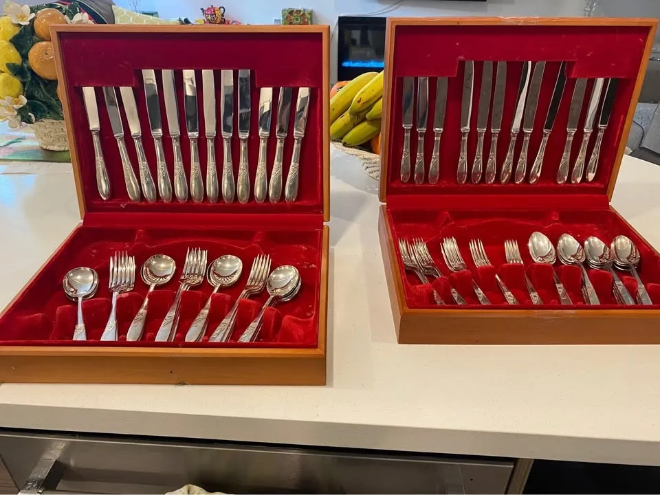 Elkington & Co “Ophelia” set cutlery VINTAGE image indicator(2)