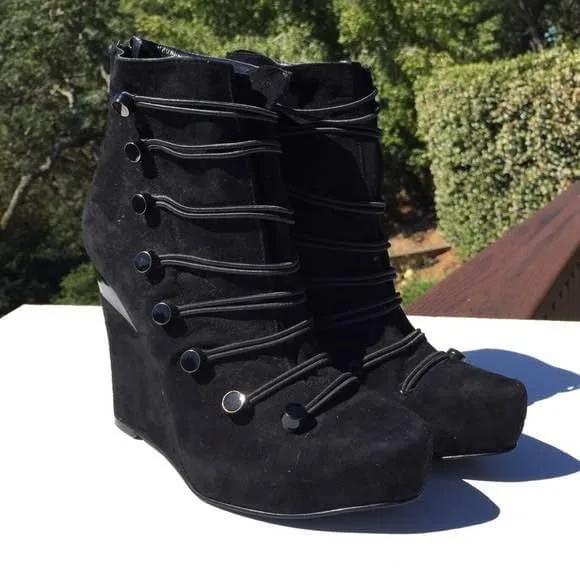 Rachel Roy “Roye” military suede booties image indicator(2)