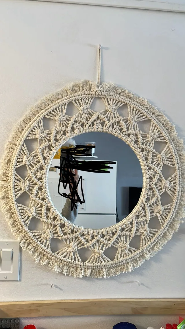 Macrame Mirror