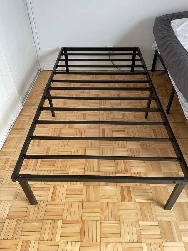 Metal Twin bed frame-2