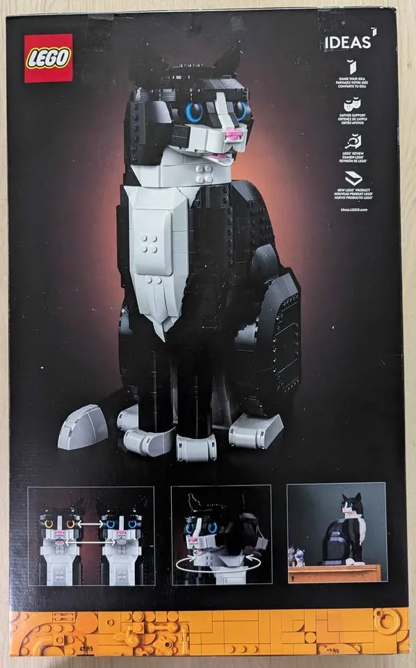 LEGO Ideas 21349 Tuxedo Cat image indicator(3)