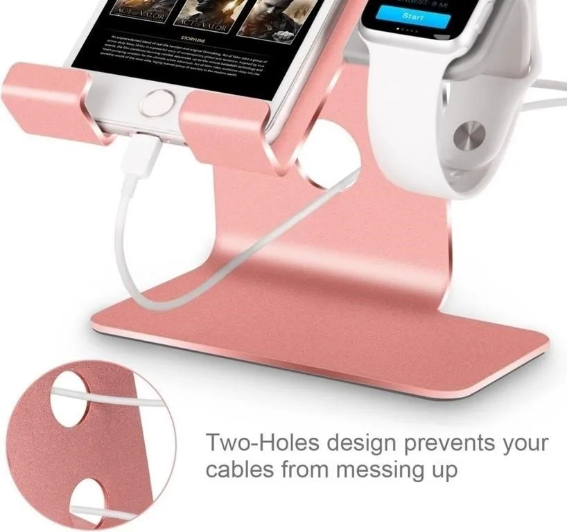2 in 1 Charger Stand Compatible with Apple iPhones / Watches image indicator(3)