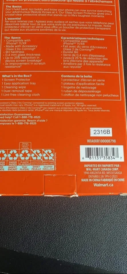 2 Screen Protector for Iphone 11 or XR image indicator(3)