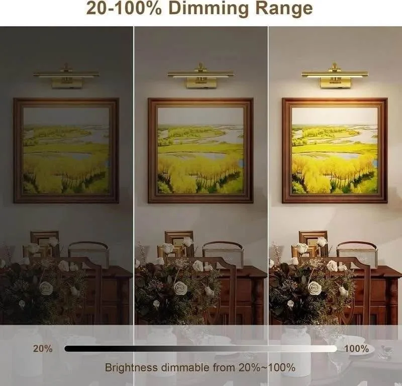 Battery Operated Picture Lights w/ Remote image indicator(2)