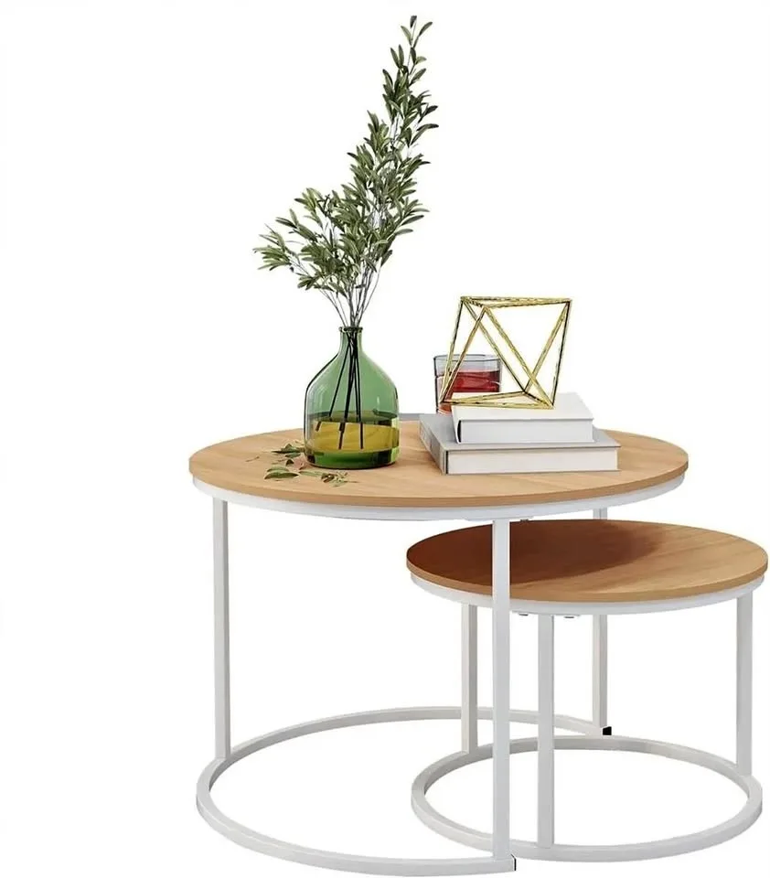 Round Coffee Table Set 2 - Brand New in Box!