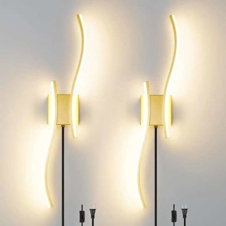 2 X Dimmable LED Wall Light with Remote - New! $27 Each
